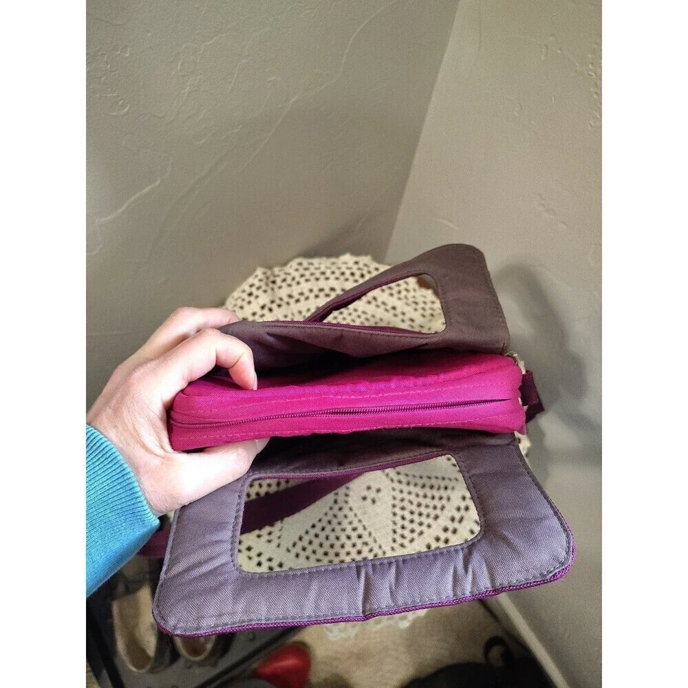Belkin Purple Pink Tablet Portable Device Travel Bag Strap 10x7x2 Carry-On
